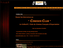 Tablet Screenshot of cineden.com